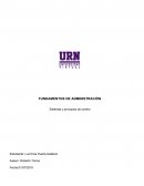 Fundamentos de administración. Sistemas y principios de control