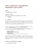 La demanda en la ley 7987