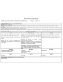 Planeacion preescolar sentidos