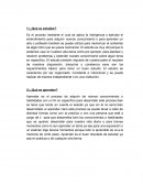 Tecnicas de estudio. ¿Qué es estudiar?