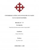 Importancia del abastecimiento de agua potable