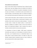 Valor probatorio de la prueba pericial