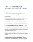 Taller n-1º : Dell corporation: Innovando en el modelo de negocios