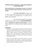 APELACION A SUCAMEC ENTREGA DE ARMAS