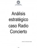 Análisis estratégico caso Radio Concierto