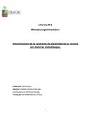 Determinación de la constante de elasticidad de un resorte por distintas metodologías