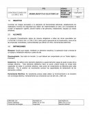 Procedimiento herramienta electricas