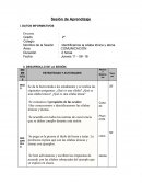 SESIONES APRENDIZAJE