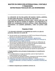 ESTRATEGIAS FISCALES DE LAS INVERSIONES. Página 1