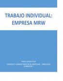 Direccion comercial Empresa MRW