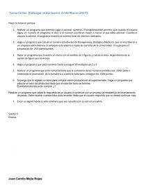 Ejemplo programacion while. Página 1