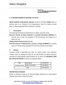 Demanda por daños y perjucios su salud