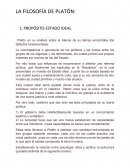 LA FILOSOFÍA DE PLATÓN