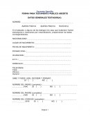 FORMA PARA TESTAMENTO PUBLICO ABIERTO