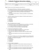 Ecosistema: Interacciones ecológicas