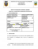 SÌLABO DE LA ASIGNATURA ELABORACIÓN DE PROYECTOS