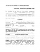 CONTRATO DE ARRENDAMIENTO DEL SALON DENOMINADO