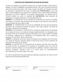 CONTRATO DE TRANSPORTE DE VIAJE DE ESTUDIOS