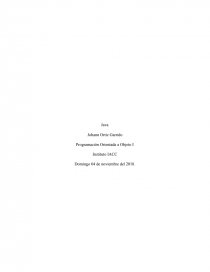 Control 1 programación orientada a objeto. Página 1