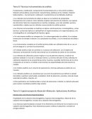 Técnicas instrumentales analíticas