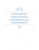 INSTRUMENTOS PROMOCIONALES DESTINADOS A LOS CONSUMIDORES