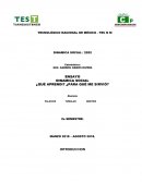 Ensayo Dinamica social ¿Qué aprendi? ¿Para qué me sirvió?