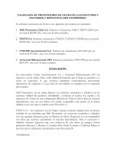 VALIDACION DE PROVEEDORES DE NEUMATICA (CONECTORES Y CILINDROS) Y REPUESTOS AIRE COMPRIMIDO
