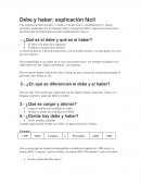 Contabilidad Empresarial. Debe y haber: explicación fácil