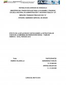 EFECTO DE LA INFLACIÓN DE COSTOS SOBRE LA ESTRUCTURA DE COSTO DE LA EMPRESA DE PRODUCCIÓN SOCIAL ``FAMA DE AMÉRICA´´ EN EL PERIODO 2015