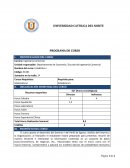 PROGRAMA DE CURSO Estadística
