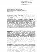 INCIDENTE DE FALTA DE PERSONALIDAD