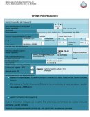 INFORME PSICOPEDAGOGICO . IDENTIFICACIÓN ESTUDIANTE