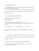 Cuestionario del péndulo balístico