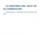 LA HISTORIA DEL ARTE EN EL CURRÍCULUM