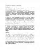 El currículo como trayectoria de aprendizaje