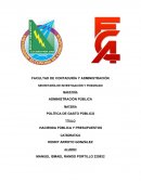 Hacienda publica y presupuesto