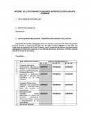 INFORME DEL CUESTIONARIO DE MADUREZ NEUROPSICOLÓGICA INFANTIL (CUMANIN)
