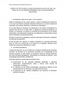 DESDE LOS TESTS HASTA LA INVESTIGACIÓN EVALIATIVA ACTUAL. UN SIGLO, RL XX, DE INTENSO DESARROLLO DE LA EVALUACIÓN EN EDUCACIÓN