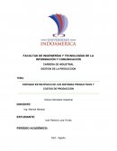 ENFOQUE ESTRATÉGICO DE LOS SISTEMAS PRODUCTIVOS Y COSTOS DE PRODUCCIÓN