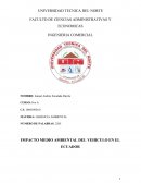 IMPACTO MEDIO AMBIENTAL DEL VEHICULO EN EL ECUADOR