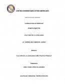 CULTURA DE LA LEGALIDAD COMO POLÍTICA PÚBLICA