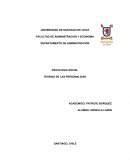 TEORIAS DE LAS PERSONALIDAD