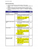 PLAN DE CLASES. ACCIONES DIDACTICAS
