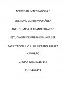 Actividad Integradora 5 Sociedad Contemporánea