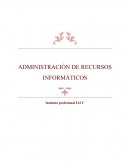 Administración de recursos informáticos