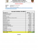 Balance y estado de resultado