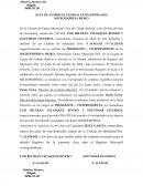 Modelo de acta de asamblea extraordinaria