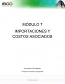 Evaluación unidad 15 comercio internacional y operaciones