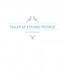 TALLER DE ESTUDIO TÉCNICO Evaluación de proyectos