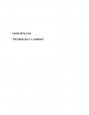 GEOCIENCIAS “PETROLEO Y CAMPOS”